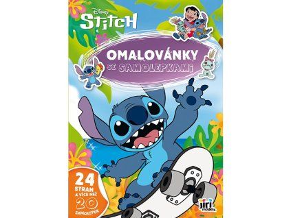 Omalovánky A4 se samolepkami Lilo & Stitch