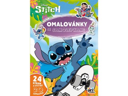 Omalovánky A4 se samolepkami Lilo & Stitch