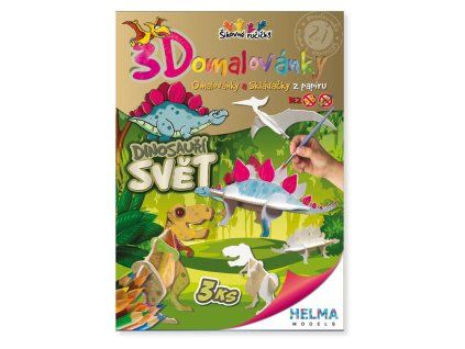 3D omalovánky Dinosauří svět