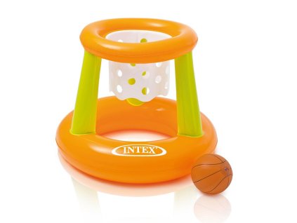 Nafukovací plovoucí koš s míčem