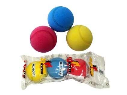 Míček soft tenis, pěnový, 3 ks