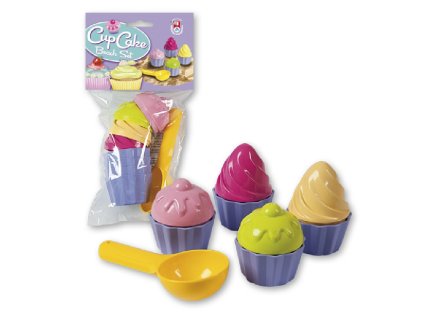 Tvořítka na písek, dortíky