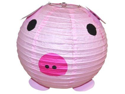 Lampión Prasátko, 30 cm