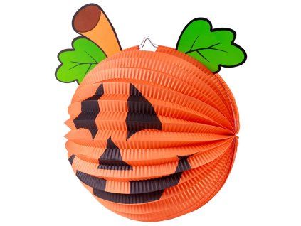 Lampión Dýně s listy, 25 cm