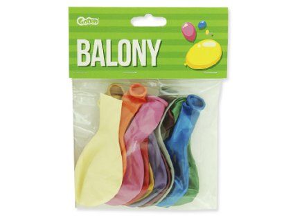 Balónky 10 ks, metalické