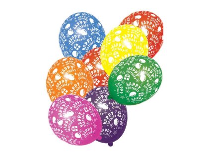 Balónky Happy Birthday, 7 ks