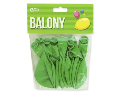 Zelené balónky, 10 ks