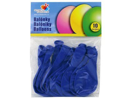 Modré balónky, 10 ks