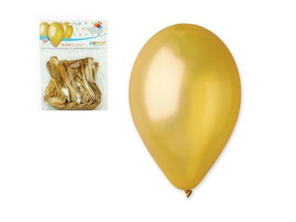 Zlaté balónky, 10 ks