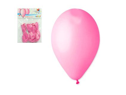 Růžové balónky, 10 ks