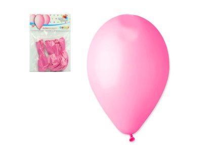 Růžové balónky, 10 ks