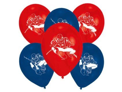 Balónky Disney: Spider-Man, 6 ks