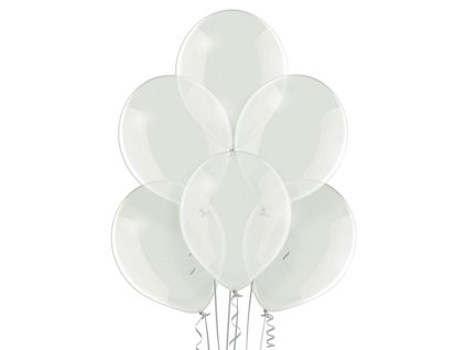 Balónky transparentní, 6 ks