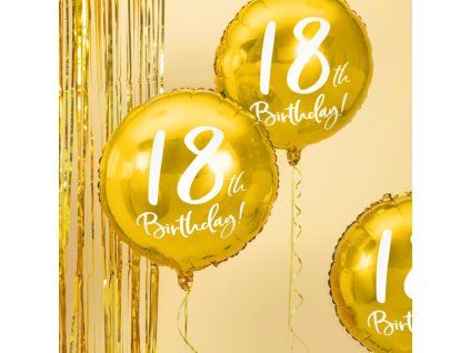 Balónek výročí 18 let, 45 cm