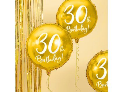Balónek výročí 30 let, 45 cm