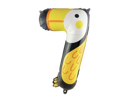 Balónové zvířátko číslo 7, 100 cm