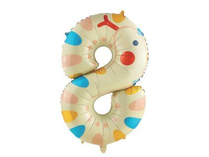 Balónové zvířátko číslo 8, 100 cm