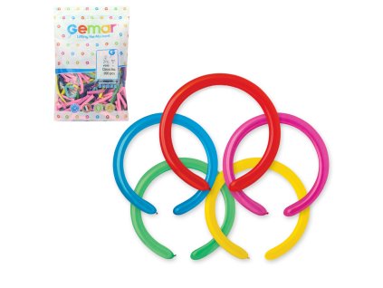 Balónky modelovací, 100 ks, mix barev