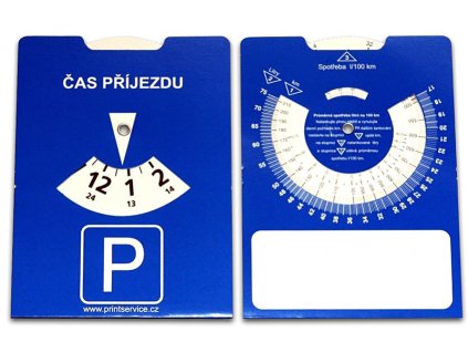 Papírové parkovací hodiny