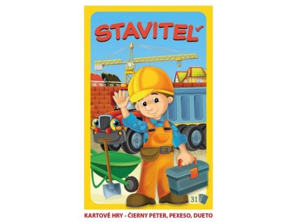 Karty hrací - Černý Petr Stavitel