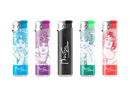 Zapalovač Alfons Mucha