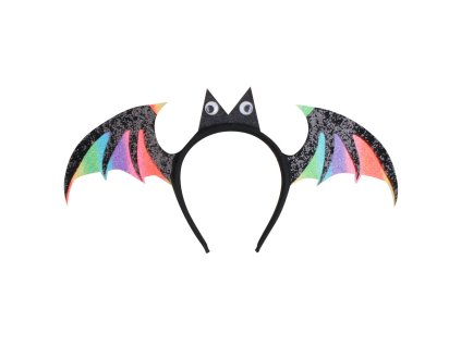 Čelenka netopýr s duhovými křídly