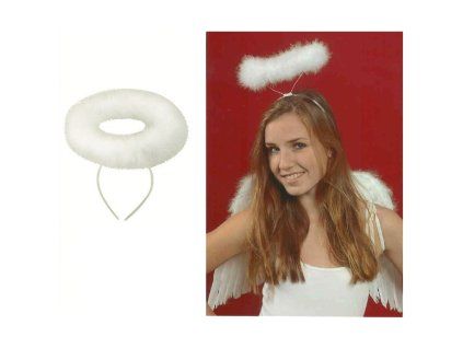 Andělská svatozář s peřím