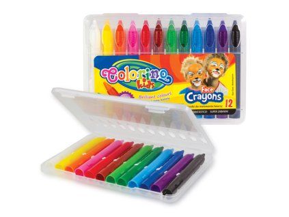 Barvy na obličej, 12 barev, Colorino