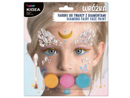 Barvy na obličej Kidea - Víla s kamínky