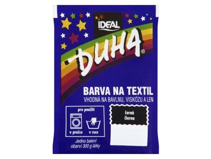 Barva na textil Duha černá, 15 g