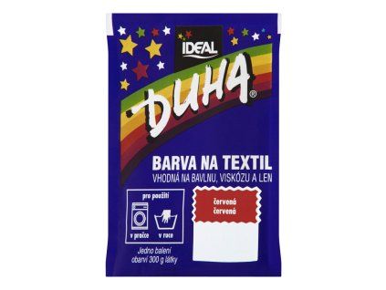 Barva na textil Duha červená, 15 g