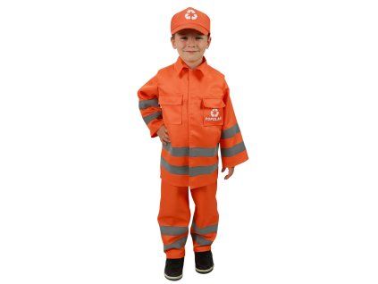 Kostým Popelář, český potisk