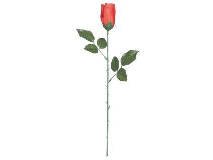 Červená růže dekorace, 44 cm