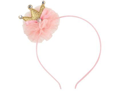 Čelenka s korunkou a mašlí