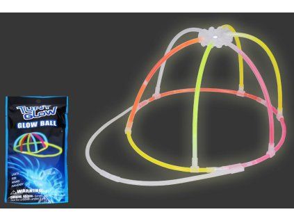 Svítící čepice z glow tyčinek