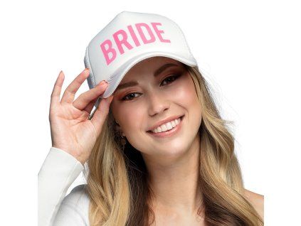 Kšiltovka s nápisem BRIDE (nevěsta)