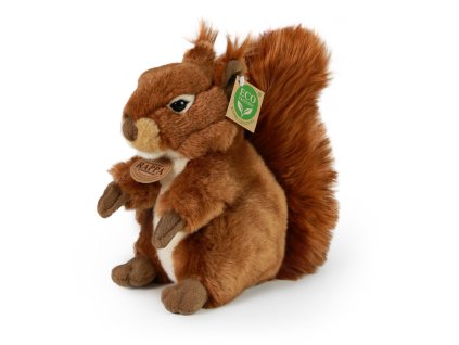 Plyšová veverka, 23 cm