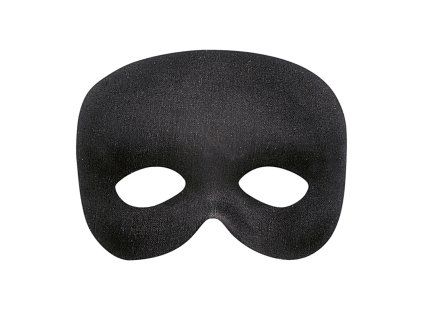 Škraboška černá Fantom