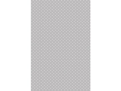 Ubrus papírový Grey Dots, 120 x 180 cm