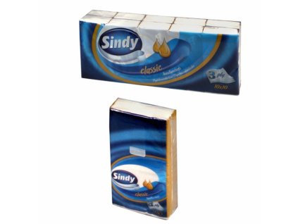 Kapesníčky 3-vrstvé, 10 ks