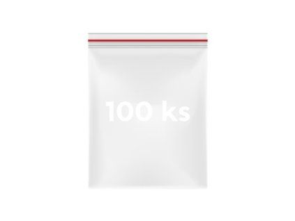 Samozavírací sáček 120 x 180 mm, 100 ks, polyetylen