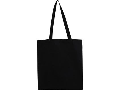 Látková taška s uchy černá, 39,5 x 35,5 cm