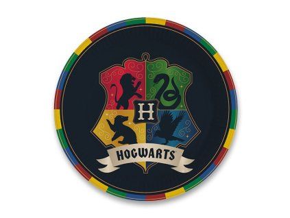 Talíř papírový Harry Potter, 8 ks