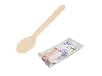 Lžíce dřevěná, 10 ks
