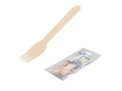 Vidlička dřevěná, 10 ks