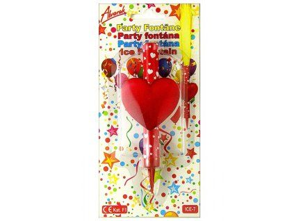 Dortová fontána srdce, 1 ks