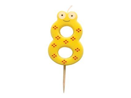 Dortová svíčka Veselé číslo 8
