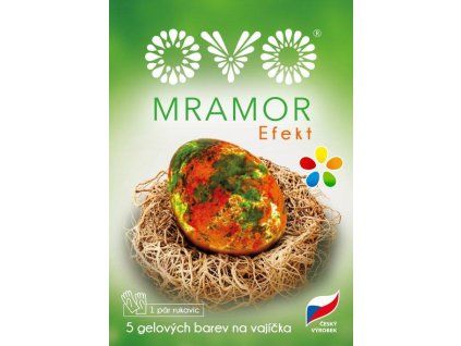 Tekuté barvy na vajíčka OVO, 5 barev + Mramor