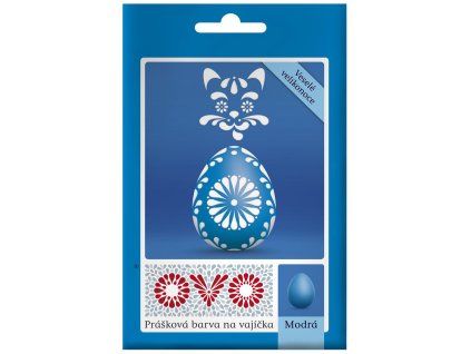Práškové barvy na vajíčka 3 g, modrá