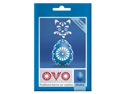 Práškové barvy na vajíčka 3 g, modrá